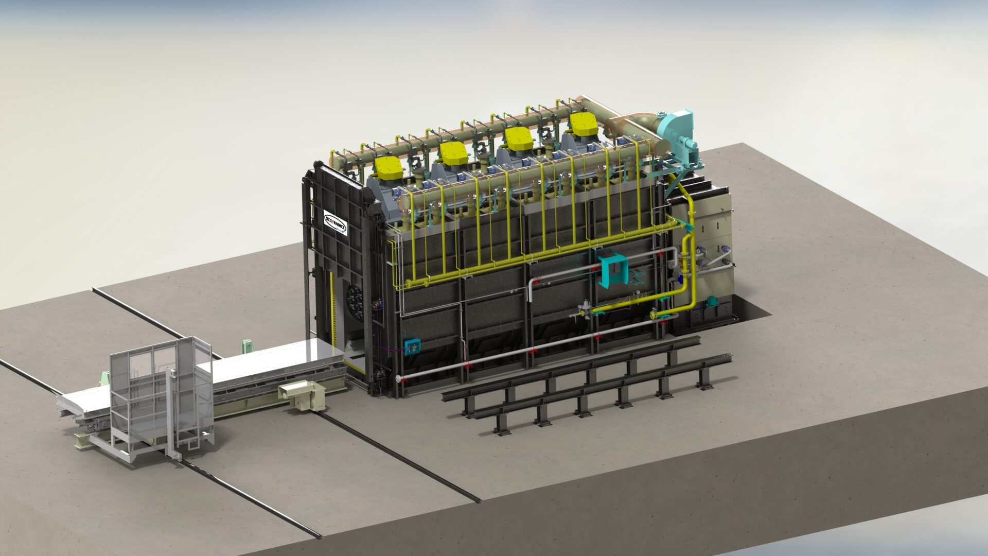 Design of the furnace for aluminum coils annealing resized