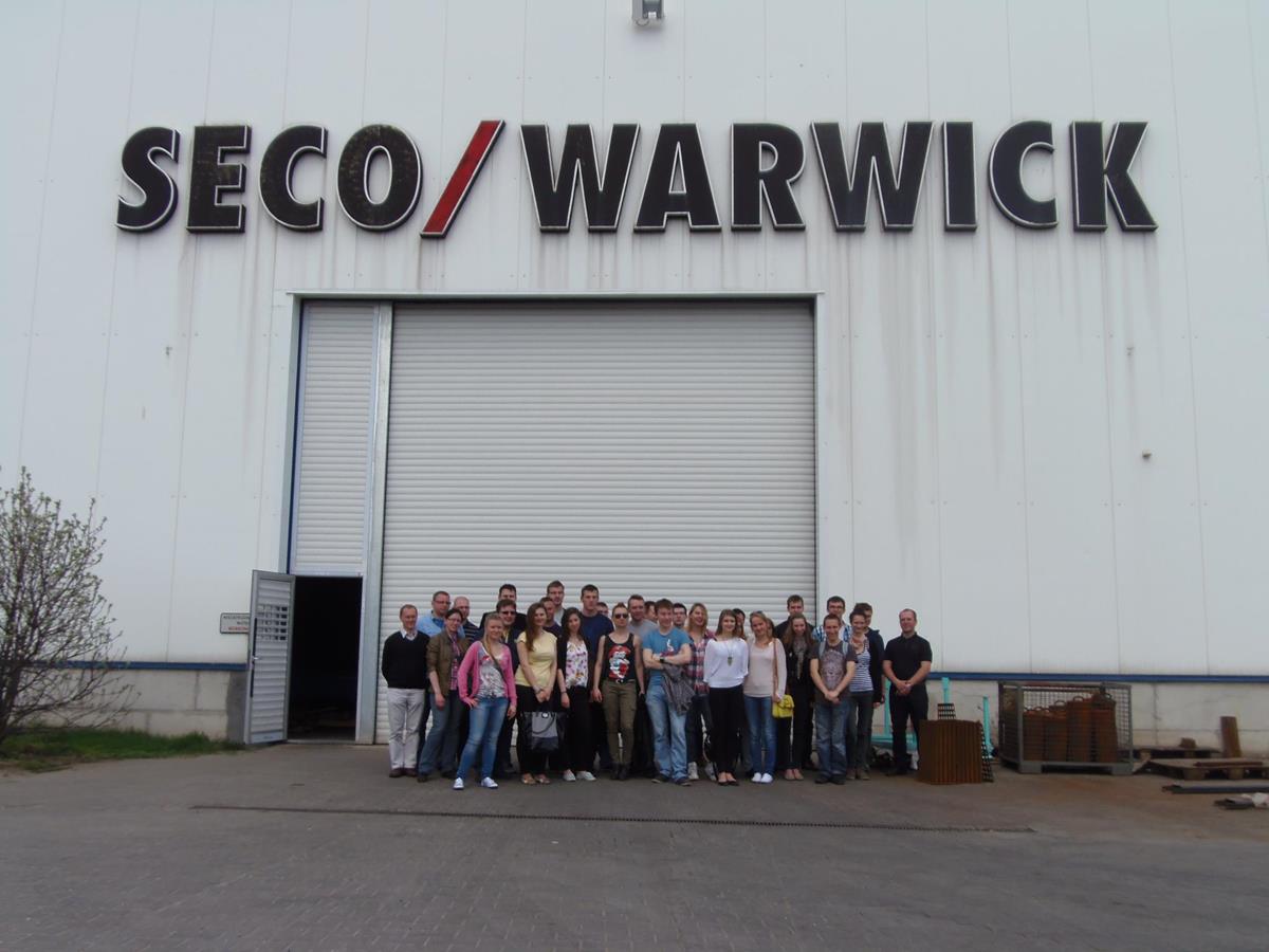 Studenten der Technischen Univerität Posen besuchen SECO/WARWICK Europe