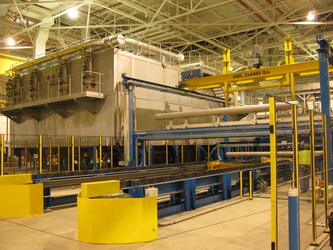 CONTINUOUS HOMOGENIZING LINE FOR RUSSIAN POTENTATE OF ALUMINIUM MARKET