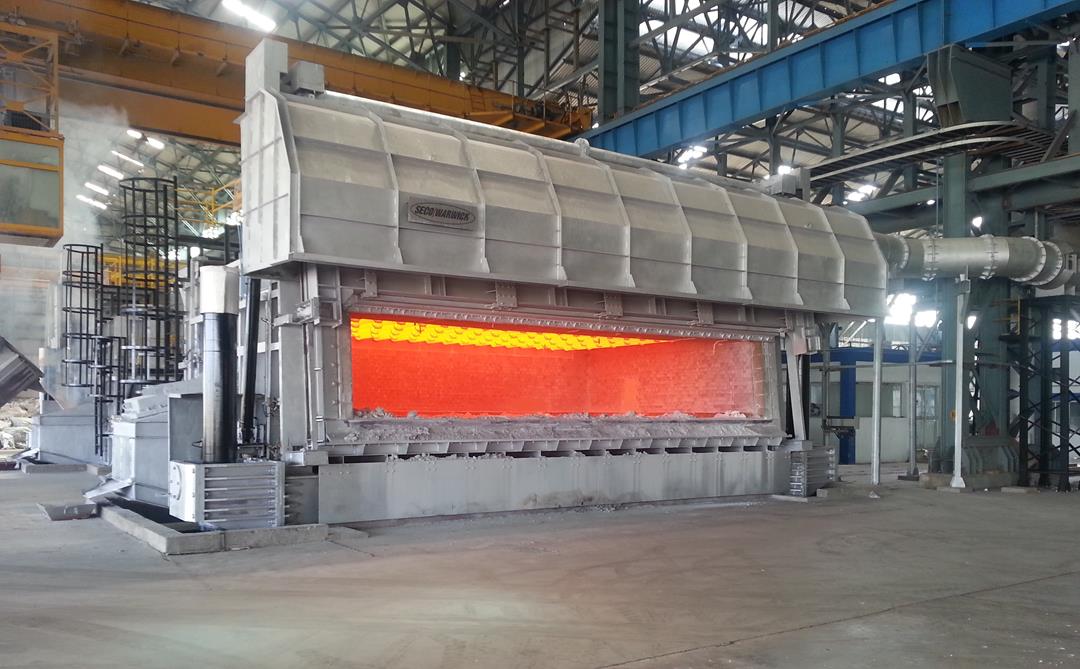 SECOWARWICK Allied Commissions Two 60 Metric Ton Melting and Holding Furnaces