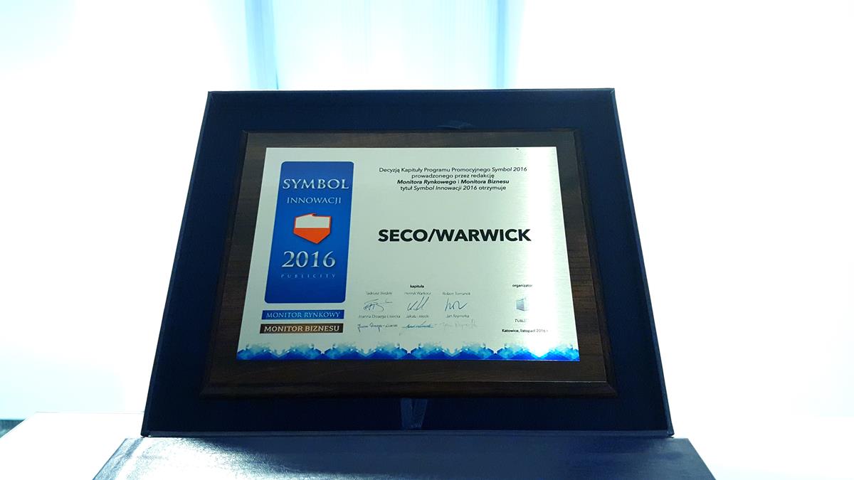 SECOWARWICK a Symbol of Innovation 2016