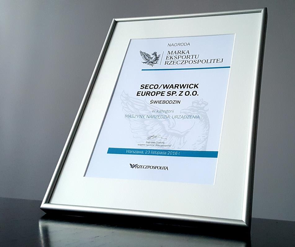 SECOWARWICK with the Export Brand title