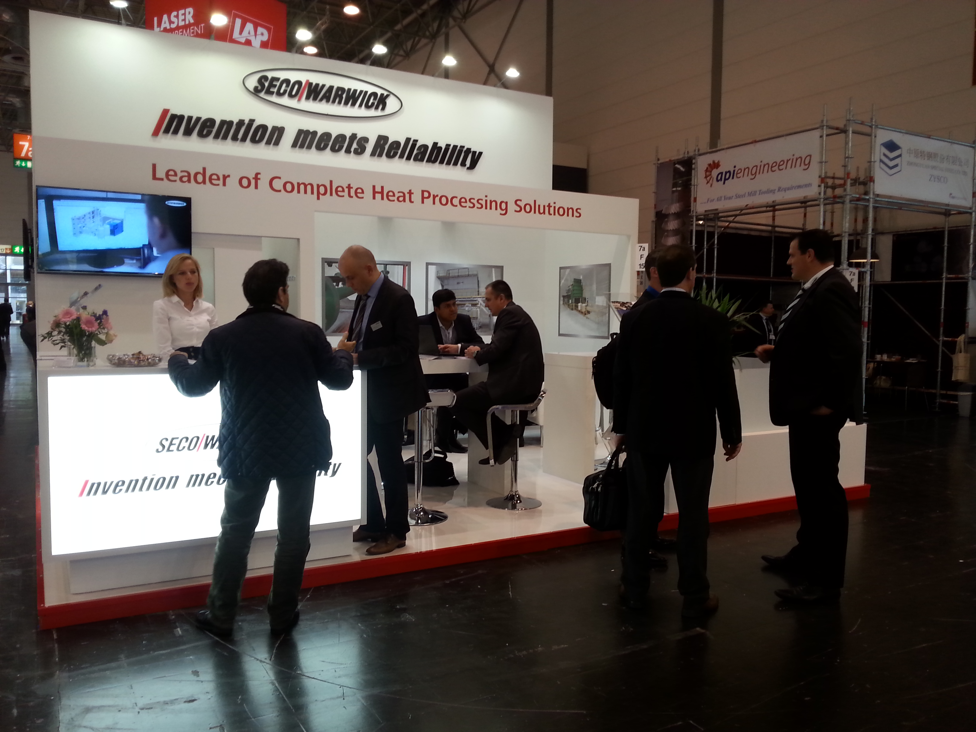 exhibit stand Seco/warwick