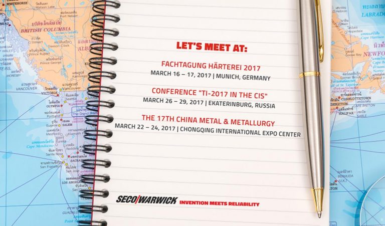 In March SECO/WARWICK will feature its latest heat treatment inventions and technological capabilities in Russia, Germany and China