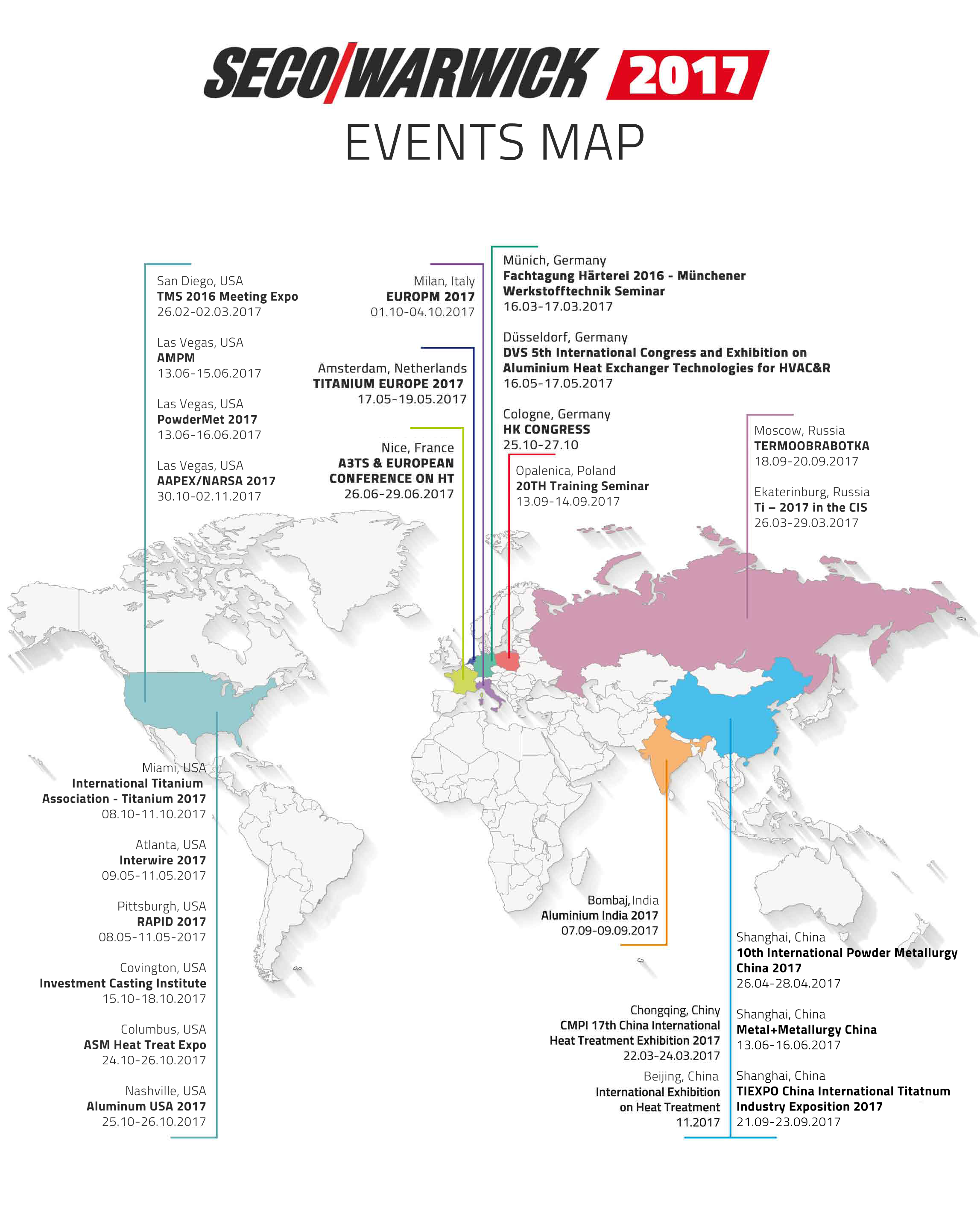 Events map