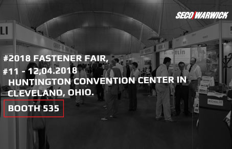 Superior quench hardening performance is required for fast, economical, uniform heat treating of small parts. Learn more at Fastener Fair – you are invited!