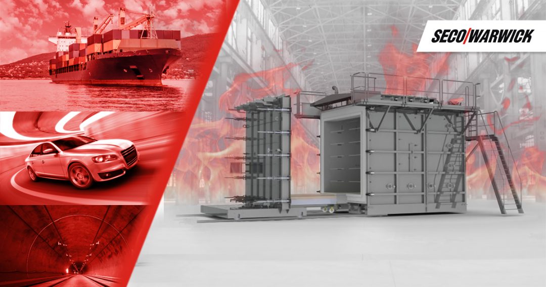 Manufacturers of construction materials invest in SECO/WARWICK’s fire resistance test furnaces