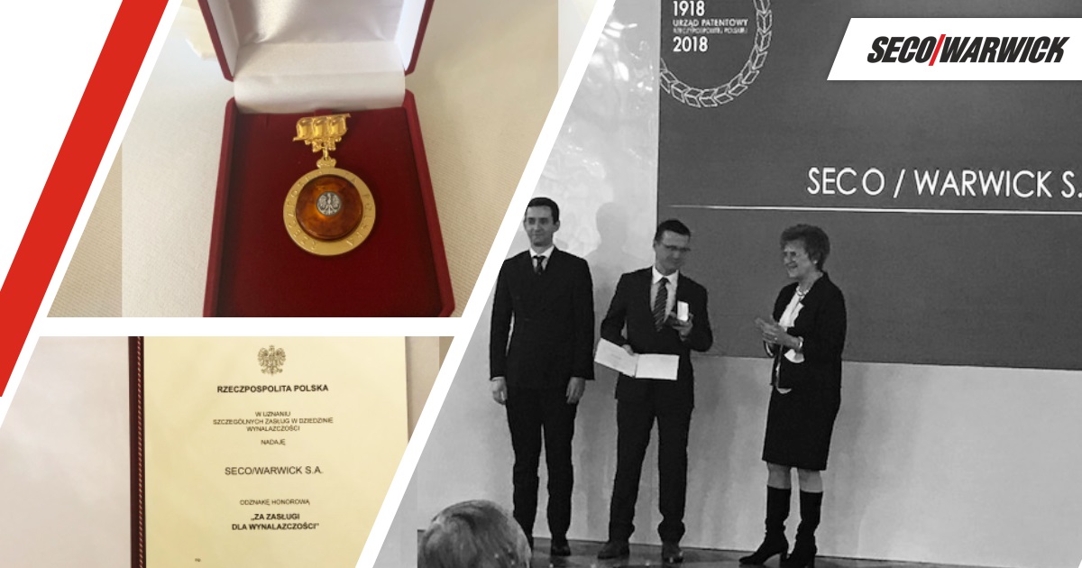 Innowacje na medal: SECO/WARWICK otrzymuje odznakę honorową „Za Zasługi dla Wynalazczości”