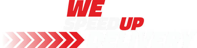 Image text we speed up delivery