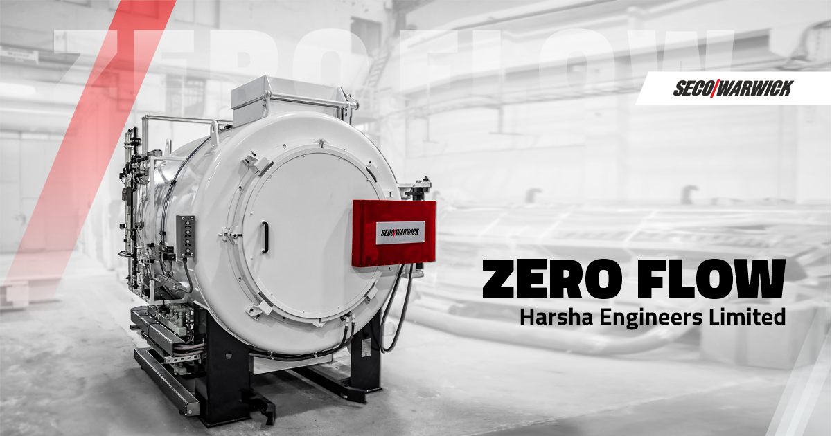 Четвертая печь ZeroFlow® от SECO/WARWICK в индии для Harsha Engineers