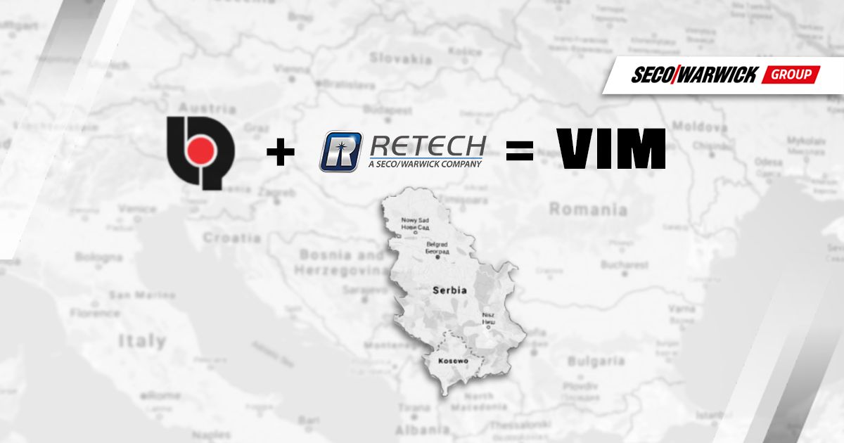 Retech launches an ultra-fast induction furnace (VIM) for the Serbian foundry, Livnica Preciznih Odlivaka.