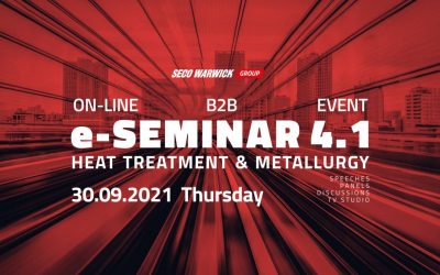 Das „E-SEMINAR 4.1“ – größtes Online-Meeting der Metallwärmebehandlungsindustrie der Welt – steht in Kürze vor der Tür!