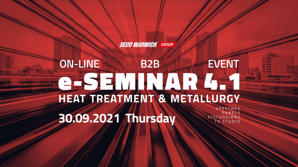 Das „E-SEMINAR 4.1“ – größtes Online-Meeting der Metallwärmebehandlungsindustrie der Welt – steht in Kürze vor der Tür!