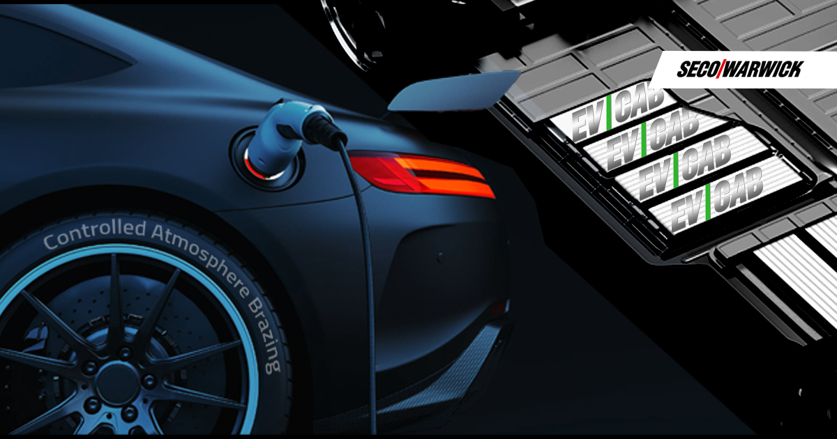 EV/CAB line for soldering battery coolers for electric cars