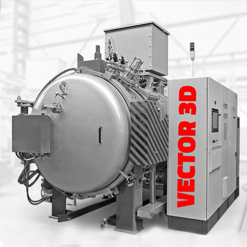 Vacuum furnace for metals heat treatment after additive manufacturing 3D