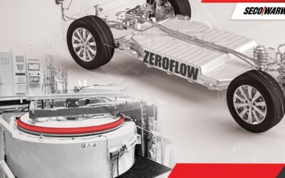 Piec retortowy od SECO/WARWICK do produkcji podwozi aut elektrycznych