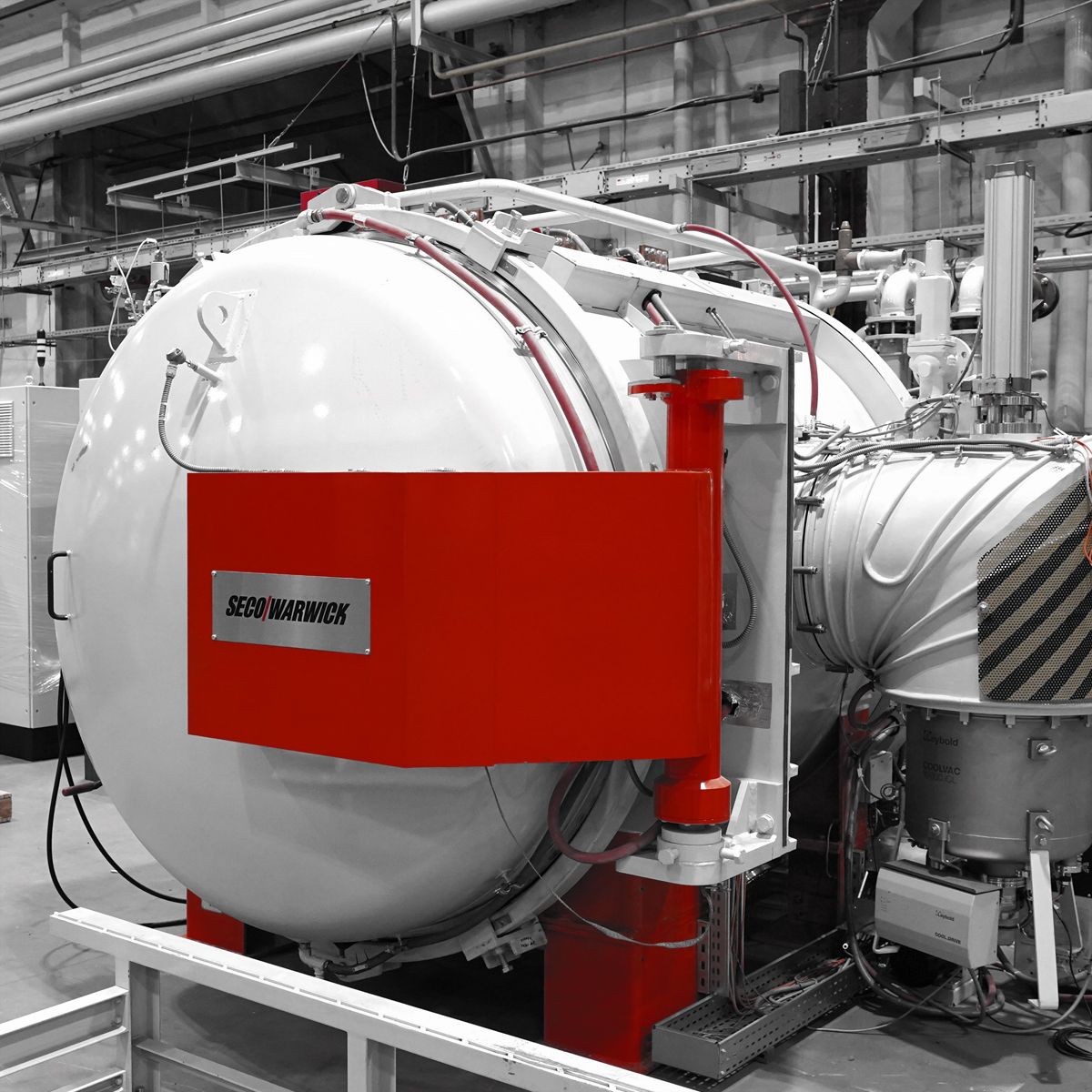 Vacuum furnace with gas cooling<br />under pressure of 1,5 BAR.<br />TYPE 2.0VP-4050_48_MS