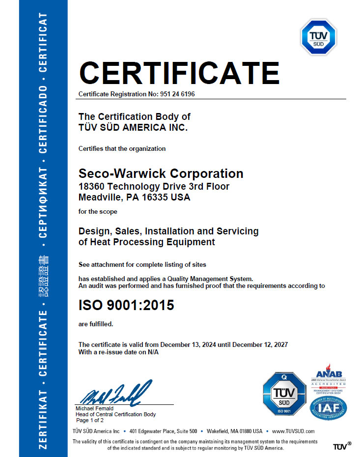 ISO 9001 SWC