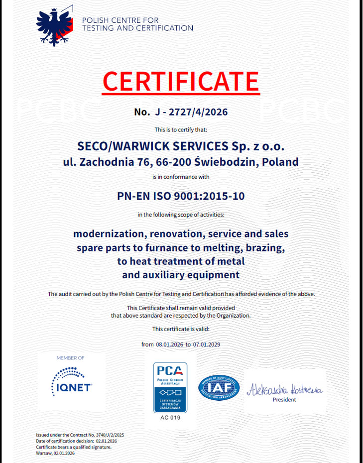 SECO/WARWICK SERVICES
