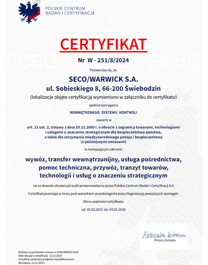 PCBC 2025-2028 WSK