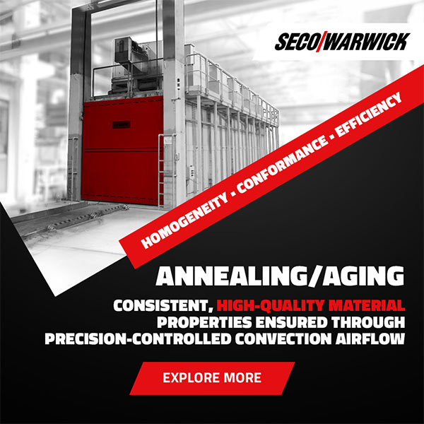 Piece do starzenia i wyżarzania aluminium