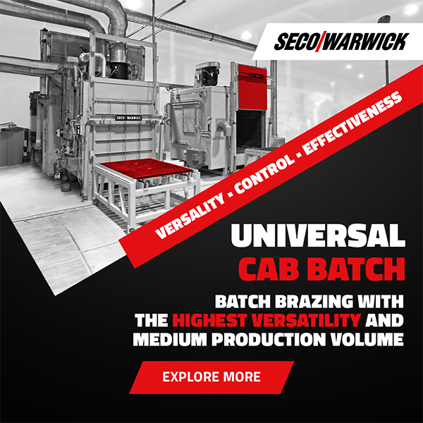 Batch type furnace for brazing aluminum